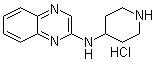 N-4-Piperidinyl-2-quinoxalinamine hydrochloride molecular structure (CAS 1185317-65-0)