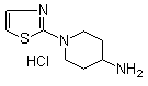 1-(2-Thiazolyl)-4-piperidinamine hydrochloride molecular structure (CAS 1185319-77-0)