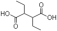 structure of CAS# 1186-79-4, 2,3-Diethylsuccinic acid;3,4-Hexanedicarboxylic acid