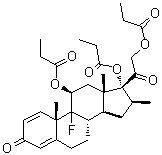 倍他米松 11,17,21-三丙酸酯分子结构 (CAS 1186048-33-8)
