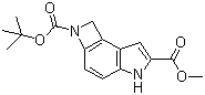 1,5-Dihydro-2H-azeto[3,2-e]indole-2,6-dicarboxylic acid 2-(tert-butyl) 6-methyl ester molecular structure (CAS 1186194-95-5)