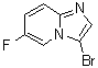 3-Bromo-6-fluoroimidazo[1,2-a]pyridine molecular structure (CAS 1186405-11-7)