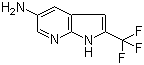 2-(三氟甲基)-1H-吡咯并[2,3-b]吡啶-5-胺分子结构 (CAS 1186502-40-8)