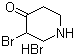 结构式 CAS# 118652-88-3, 3-溴-4-哌啶酮氢溴酸盐