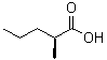 结构式 CAS# 1187-82-2, (S)-2-甲基戊酸