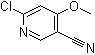 6-Chloro-4-methoxypyridine-3-carbonitrile molecular structure (CAS 1187190-69-7)