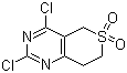 2,4-二氯-7,8-二氢-5H-噻喃并[4,3-d]嘧啶 6,6-二氧化物分子结构 (CAS 1187830-50-7)