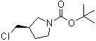 (3R)-3-(Chloromethyl)-1-pyrrolidinecarboxylic acid 1,1-dimethylethyl ester molecular structure (CAS 1187927-12-3)