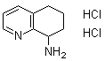 5,6,7,8-四氢-8-喹啉胺二盐酸盐分子结构 (CAS 1187929-87-8)