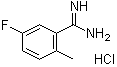 5-Fluoro-2-methylbenzenecarboximidamide hydrochloride molecular structure (CAS 1187930-24-0)