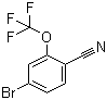 4-Bromo-2-(trifluoromethoxy)benzonitrile molecular structure (CAS 1187983-97-6)