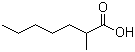 2-甲基庚酸分子结构 (CAS 1188-02-9)