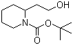 N-Boc-2-Piperidin-2-ylethanol molecular structure (CAS 118811-03-3)
