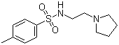 4-甲基-N-[2-(1-吡咯烷基)乙基]苯磺酰胺分子结构 (CAS 1188264-95-0)