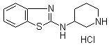 N-3-Piperidinyl-2-benzothiazolamine hydrochloride molecular structure (CAS 1188265-39-5)