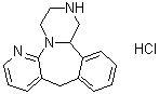 1,2,3,4,10,14b-六氢-吡嗪并[2,1-a]吡啶并[2,3-c][2]苯并氮杂卓盐酸盐分子结构 (CAS 1188265-41-9)