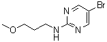 5-Bromo-N-(3-methoxypropyl)-2-pyrimidinamine molecular structure (CAS 1189482-51-6)