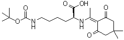 N2-[1-(4,4-二甲基-2,6-二氧代环己亚基)乙基]-N6-[叔丁氧羰基]-L-赖氨酸分子结构 (CAS 1189586-14-8)