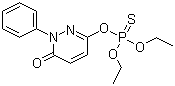 哒嗪硫磷分子结构 (CAS 119-12-0)