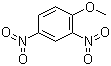 2,4-二硝基苯甲醚分子结构 (CAS 119-27-7)