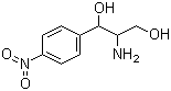 2-氨基-1-(4-硝基苯基)-1,3-丙二醇分子结构 (CAS 119-62-0)
