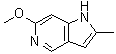 6-Methoxy-2-methyl-1H-pyrrolo[3,2-c]pyridine molecular structure (CAS 1190315-80-0)