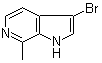 3-Bromo-7-methyl-1H-pyrrolo[2,3-c]pyridine molecular structure (CAS 1190316-53-0)