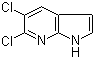 5,6-Dichloro-1H-pyrrolo[2,3-b]pyridine molecular structure (CAS 1190317-72-6)