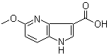 5-Methoxy-1H-pyrrolo[3,2-b]pyridine-3-carboxylic acid molecular structure (CAS 1190319-23-3)