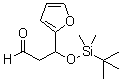 beta-[[(叔丁基)二甲基硅烷基]氧基]-2-呋喃丙醛分子结构 (CAS 1190883-07-8)