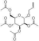 烯丙基 2,3,4,6-四-O-乙酰基-alpha-D-吡喃甘露糖苷分子结构 (CAS 119111-31-8)