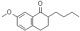 2-丁基-3,4-二氢-7-甲氧基-1(2H)-萘酮分子结构 (CAS 119229-12-8)
