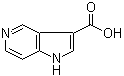 1H-Pyrrolo[3,2-c]pyridine-3-carboxylic acid molecular structure (CAS 119248-43-0)
