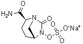Avibactam sodium molecular structure (CAS 1192491-61-4)