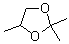 2,2,4-三甲基-1,3-二氧戊环分子结构 (CAS 1193-11-9)