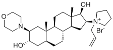 17-脱乙酰基罗库铵分子结构 (CAS 119302-86-2)