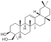 Olean-12-ene-3,24-diol molecular structure (CAS 119318-15-9)
