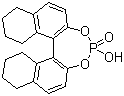 (S)-5,5',6,6',7,7',8,8'-八氢-1,1'-联萘-2,2'-环磷酸酯分子结构 (CAS 1193697-61-8)