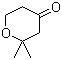 2,2-二甲基四氢吡喃-4-酮分子结构 (CAS 1194-16-7)