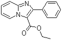 2-苯基咪唑并[1,2-a]吡啶-3-羧酸乙酯分子结构 (CAS 119448-82-7)