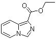 咪唑并[1,5-a]吡啶-1-羧酸乙酯分子结构 (CAS 119448-87-2)