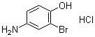 4-氨基-2-溴苯酚盐酸盐分子结构 (CAS 1195675-45-6)