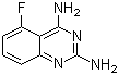 2,4-二氨基-5-氟喹唑啉分子结构 (CAS 119584-70-2)