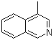 4-甲基异喹啉分子结构 (CAS 1196-39-0)