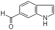 吲哚-6-甲醛分子结构 (CAS 1196-70-9)