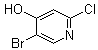 5-Bromo-2-chloro-4-pyridinol molecular structure (CAS 1196146-82-3)