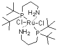 (OC-6-13)-Bis[3-[bis(1,1-dimethylethyl)phosphino]-1-propanamine]dichlororuthenium molecular structure (CAS 1196147-60-0)