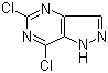 5,7-Dichloro-1H-pyrazolo[4,3-d]pyrimidine molecular structure (CAS 1196157-42-2)