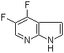 4,5-Difluoro-1H-pyrrolo[2,3-b]pyridine molecular structure (CAS 1196507-66-0)