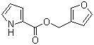 1H-吡咯-2-羧酸 3-呋喃基甲酯分子结构 (CAS 119767-00-9)